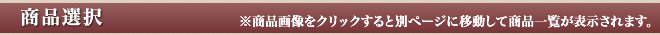 8種類の豊富な印材から選択できます。