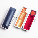 もみ革ケースブルー03