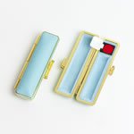 ファンシーレザーケースブルー01