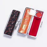 上印伝ケース赤トンボ02