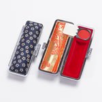 上印伝ケース藍サクラ01